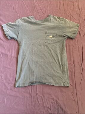 Southern Marsh Kids Short Sleeve Pocket Tee in Sage Green